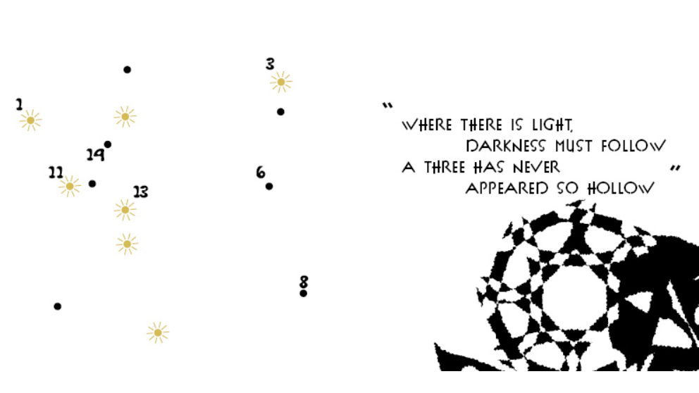 Spread nine — dots